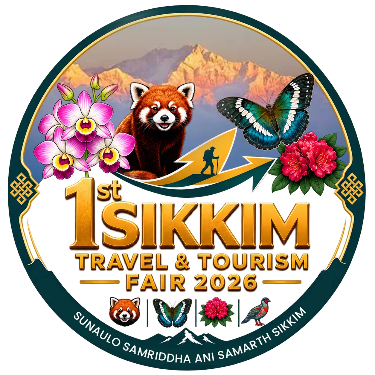 1st Sikkim Travel & Tourism Fair 2026 emblem